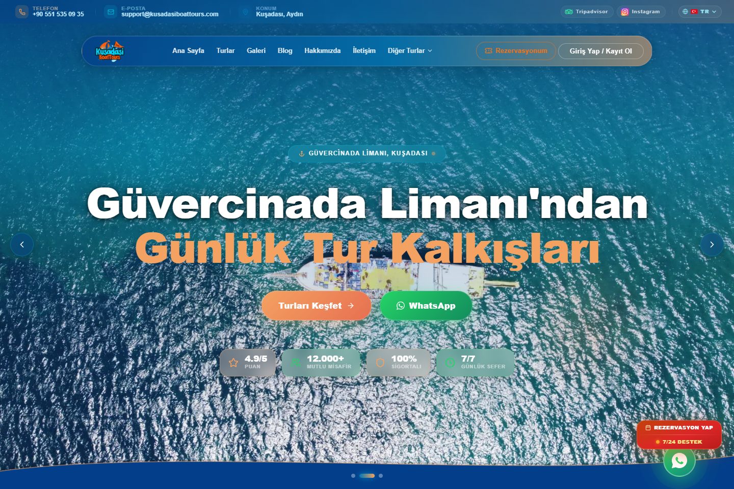 Kuşadası Boat Tours — ekran görüntüsü